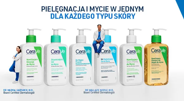 Kosmetyki oczyszczające twarz CeraVe